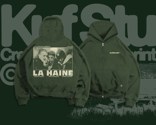 LA HAINE ZIP-UP HOODIE