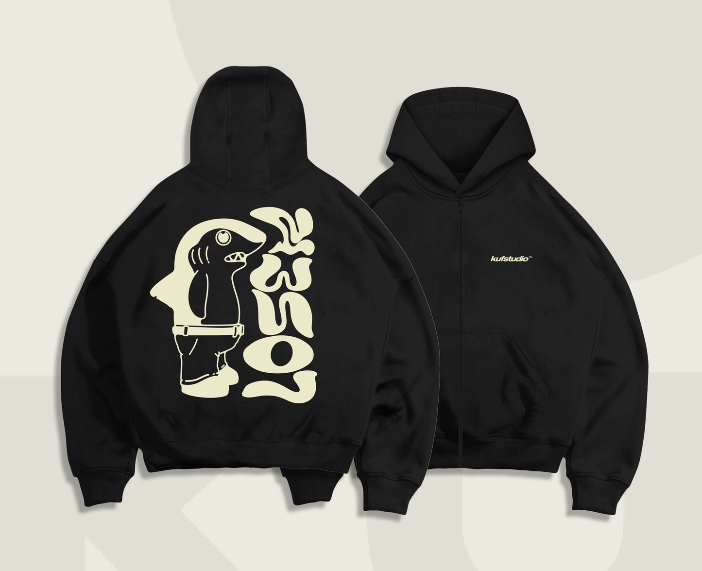 LOSER ZIP-UP HOODIE