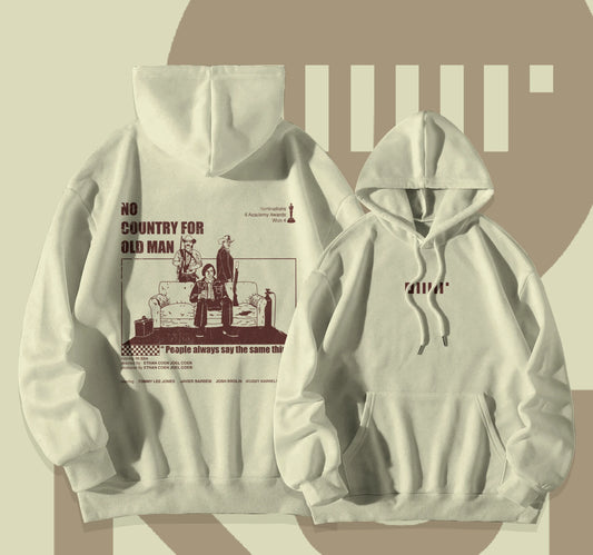 NO COUNTRY FOR OLD MEN HOODIE