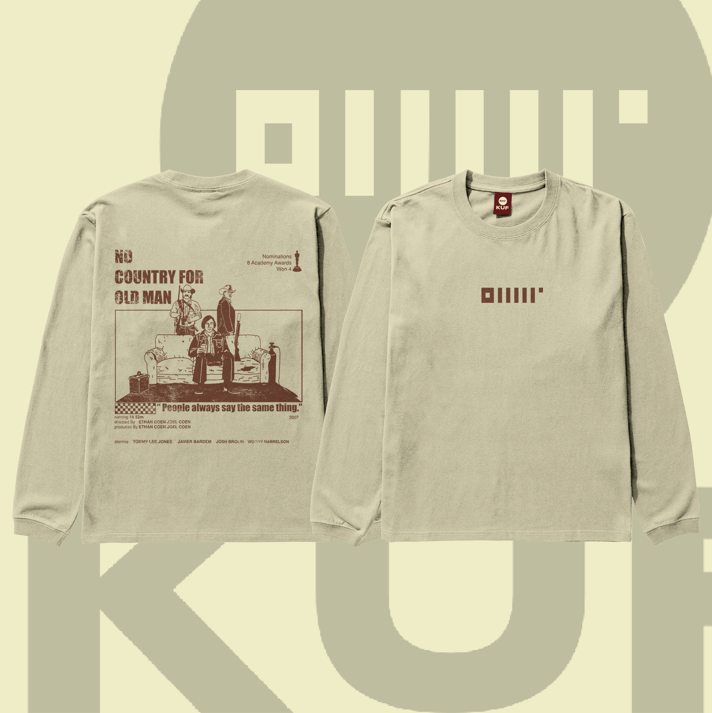 NO COUNTRY FOR OLD MEN SWEATSHIRT