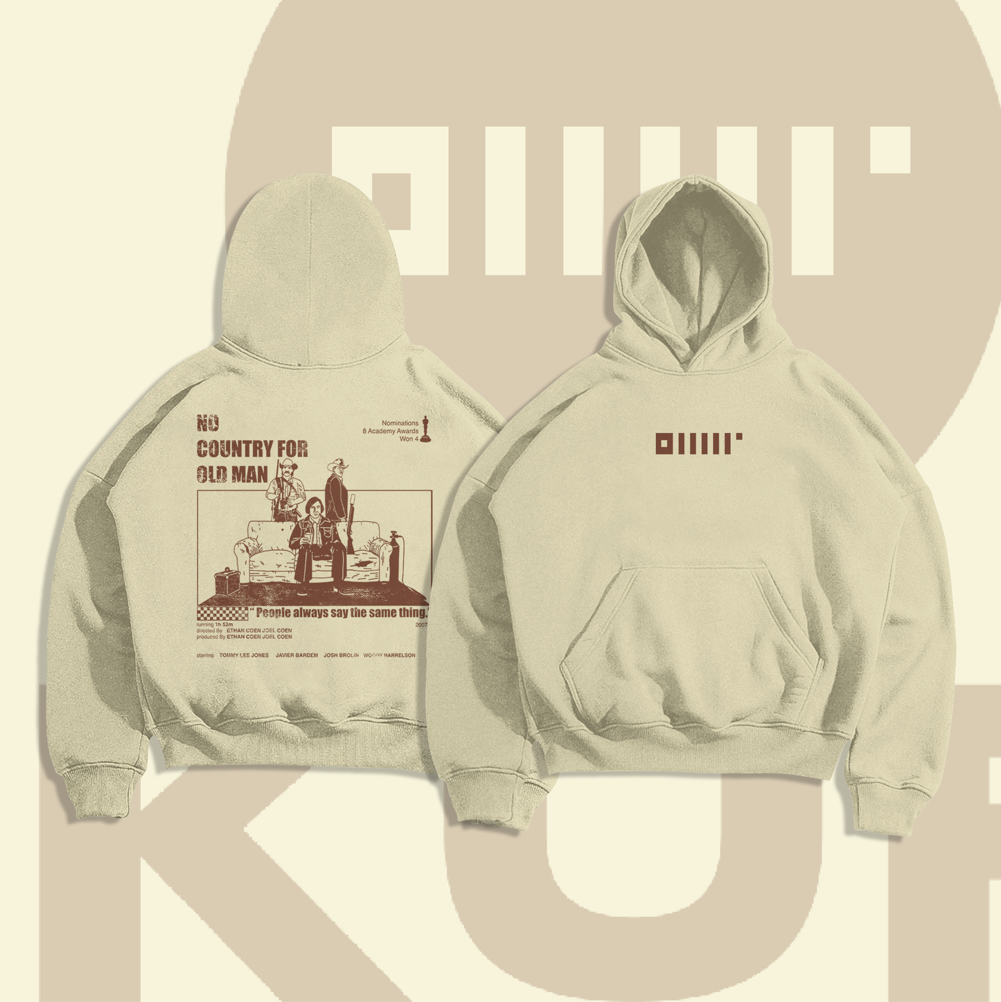NO COUNTRY FOR OLD MEN HOODIE