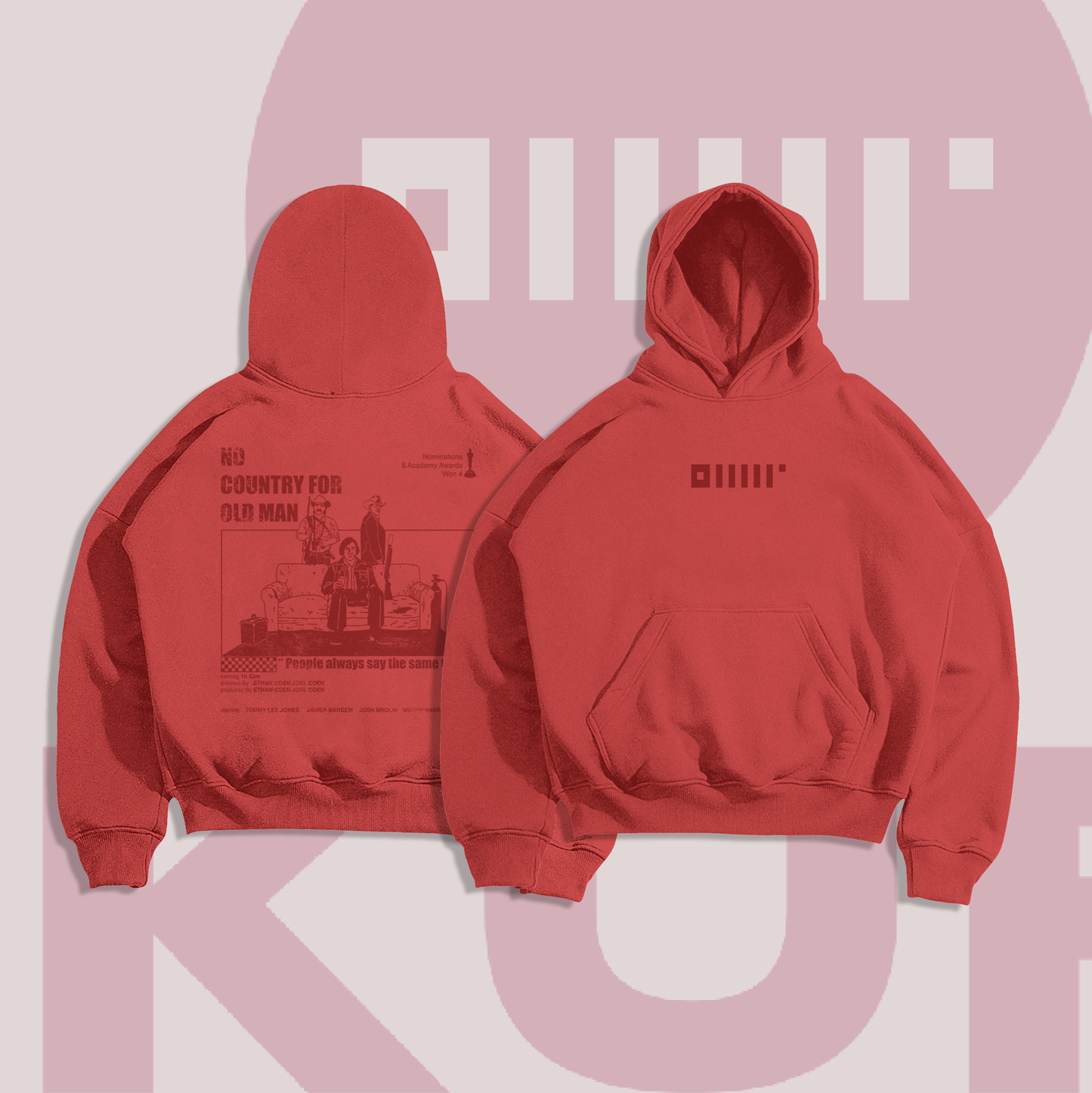 NO COUNTRY FOR OLD MEN HOODIE