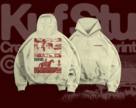 RED DEAD REDEMTION  ZIP-UP HOODIE