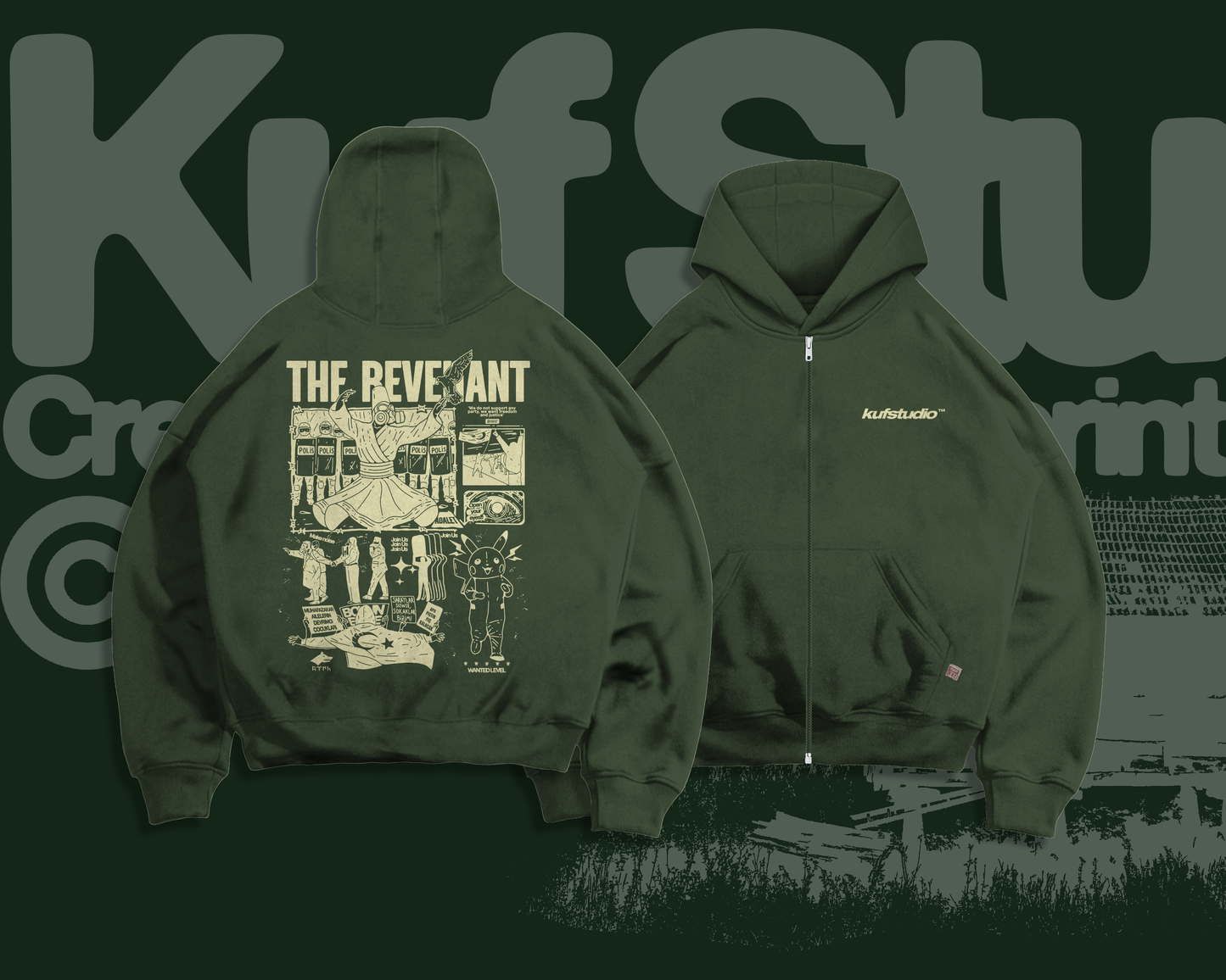 REVENANT ZIP-UP HOODIE