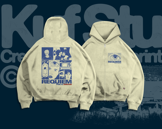 REQUIEM FOR A DREAM  ZIP-UP HOODIE