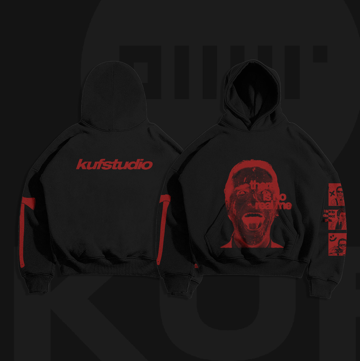 AMERİCAN PYSCHOS HOODIE