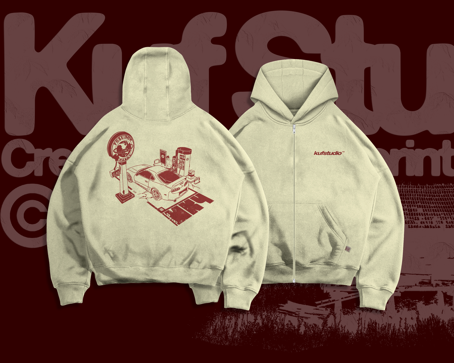 SUPRA MK4 911 ZIP-UP HOODIE