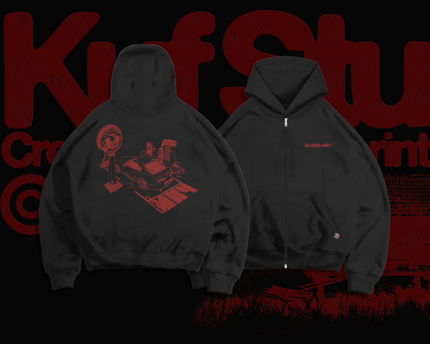 SUPRA MK4 911 ZIP-UP HOODIE
